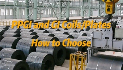 نحوه انتخاب بین کویل های PPGI و GI